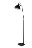 SHADI - Stojanová lampa na čítanie - priemer 28 cm - 1xE27 - Čierna