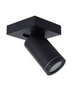 TAYLOR - Stropné bodové kúpeľňové svietidlo - stmievanie do teplej farby - GU10 - 1x5W 2200K / 3000K - IP44 - Čierne
