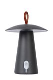 LA DONNA - Stolná lampa do exteriéru - priemer 19,7 cm - LED stmievatelná - 1x2W 2700K - IP54 - 3 krokové stmievanie - antracit