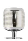 ERYN - Stolná lampa - priemer 20 cm - 1xE27 - Chromové