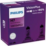 PHILIPS Žiarovka 12V H7 55W PX26D VisionPlus +60%- bal.t 2ks -35% zľava z bežnej ceny