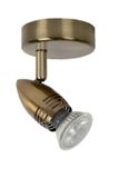 CARO-LED - Nástenné bodové osvetlenie - priemer 9 cm - LED - GU10 - 1x5W 2700K - Bronzové