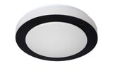 DIMY - Prisadené stropné osvetlenie do kúpeľne - priemer 28,6 cm - LED stmievatelná - 1x12W 3000K - IP21 - čierna