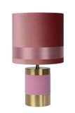 EXTRAVAGANZA Frizzle - Stolná lampa - priemer 18 cm - 1xE14 - Ružová