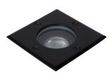 BILTIN - Zapustené podlahové svietidlo do exteriéru - 1xGU10 - IP67 - čierna