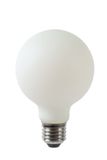 BULB - Žiarovka - priemer 8 cm - LED stmievatelná - E27 - 1x5W 2700K - Opálová