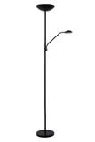 ZENITH - Stojanová lampa na čítanie - priemer 25,4 cm - LED stmievatelná - 3000K - čierna