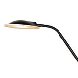 CHAMPION-LED - Stojanová lampa na čítanie - priemer 25,4 cm - LED stmievatelná - 3000K - čierna