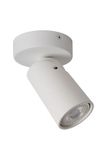 XYRUS - Stropné bodové osvetlenie - priemer 9 cm - LED stmievanie do teplej farby - GU10 - 1x5W 2200K / 3000K - biela