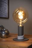 MARIT - Stolná lampa - priemer 10 cm - 1xE27 - čierna