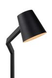 MUZIKO - Stojanová lampa na čítanie - priemer 13 cm - 1xE14 - čierna