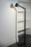 MUZIKO - Stojanová lampa na čítanie - priemer 13 cm - 1xE14 - čierna