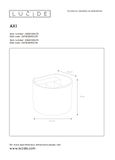 AXI - Nástenný reflektor do kúpeľne - LED - 1x6W 2700K - IP54 - biela