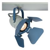 PICTO - Stropné reflektorové svietidlo pre deti - 3xGU10 - Modrá
