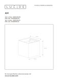 AXI - Nástenný reflektor do kúpeľne - LED - 1x6W 2700K - IP54 - biela