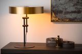 GIADA - Stolná lampa - priemer 40 cm - 2xE27 - Matné zlato / Pattina