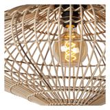 MAGALI - Prisadené stropné svetlo - priemer 56 cm - 1xE27 - svetlé drevo