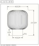 MALOTO - Stolná lampa - priemer 20 cm - 1xE27 - Zelená