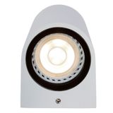 ZARO - Nástenný reflektor pre vonkajšie požitie - 2xGU10 - IP44 - biela