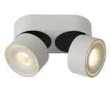 YUMIKO - Stropné bodové osvetlenie - priemer 7,8 cm - LED stmievatelná - 2x8W 2700K - biela