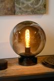 JORIT - Stolná lampa - priemer 25 cm - 1xE27 - Dymová šedá