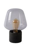 BECKY - Stolná lampa - priemer 20 cm - 1xE27 - Dymová šedá