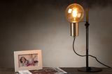 MALCOLM - Stolná lampa - priemer 23 cm - 1xE27 - čierna