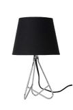 GITTA - Stolná lampa - priemer 17 cm - 1xE14 - Chromové