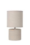 GREASBY - Stolná lampa - priemer 14 cm - 1xE14 - Krémová