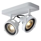 TALA LED - Stropné bodové osvetlenie - LED stmievanie do teplej farby - GU10 - 2x12W 2200K / 3000K - biela