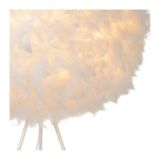 GOOSY SOFT - Stojacia lampa - priemer 50 cm - 1xE27 - biela