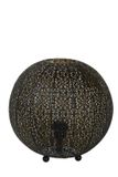 TAHAR - Stolná lampa - priemer 33 cm - 1xE27 - čierna