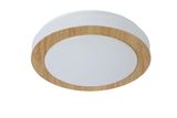 DIMY - stropné osvetlenie do kúpeľne - priemer 28,6 cm - LED stmievatelná - 1x12W 3000K - IP21 - svetlé drevo