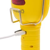 Retro montážna lampa s alarmovým svetlom 230lm