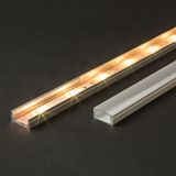 LED hliníkový profil - lišta tvar U 17x 8mm , 1m
