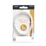 Dátový kábel USB Type - C - biely - 1 m