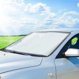 Slnečná clona do auta na 4 ročné obdoboia, Hliníková fólia, 200 x 70 cm