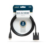 DVI-D / HDMI kábel - 2m