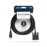 DVI-D / HDMI kábel - 5m