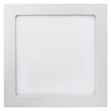 LED panel 225×225, štvorcový prisadený biely, 18W teplá b.