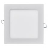 LED panel 170×170, štvorcový vstavaný biely,12W teplá biela