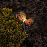 LED solárny motýľ - studená biela - 65 cm