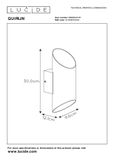 QUIRIJN - Nástenné svietidlo - priemer 10 cm - 1xG9 - Biele