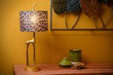 EXTRAVAGANZA MISS TALL - Stolná lampa - priemer 25 cm - 1xE27 - Matné zlato / Mosadz