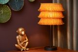 EXTRAVAGANZA TOGO - Stolná lampa - priemer 18 cm - 1xE14 - Okrová žltá