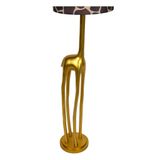 EXTRAVAGANZA MISS TALL - Stojacia lampa - priemer 35 cm - 1xE27 - Matné zlato / Mosadz