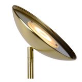 ZENITH - Stojacia lampa na čítanie - priemer 25,4 cm - LED - 3000 K - matné zlato / mosadz
