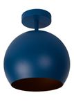BINK - Zapustené stropné svietidlo - priemer 25 cm - 1xE27 - Modré