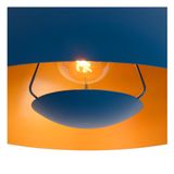 SIEMON - Závesné svietidlo - priemer 40 cm - 1xE27 - Modré
