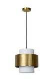 FIRMIN - Závesné svietidlo - priemer 30 cm - 1xE27 - matné zlato / mosadz
